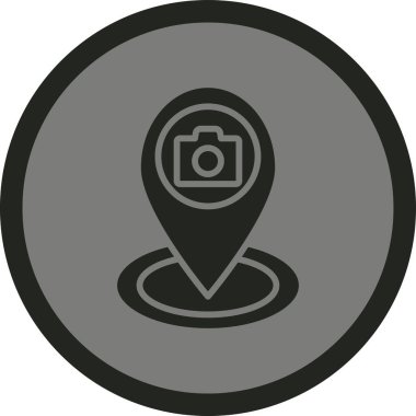 Harita işaretleyici vektör illüstrasyonuName