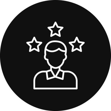 vektör çizim tasarım yıldız simgesi