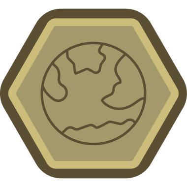 toprak simgesi, vektör illüstrasyonu