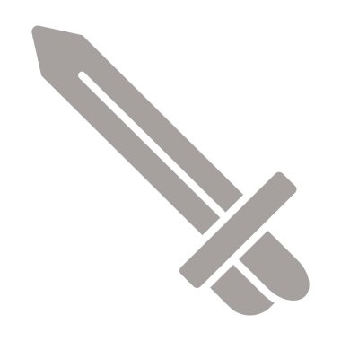 silah kılıcı ikonu vektör illüstrasyonu