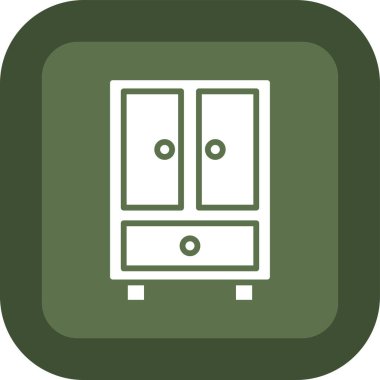 Kapı simgesi, vektör illüstrasyonu