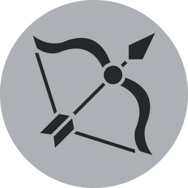 Modern pusula simgesinin vektör çizimi