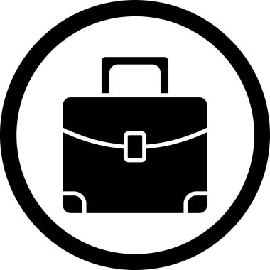 evrak çantası ikonu vektör illüstrasyonu