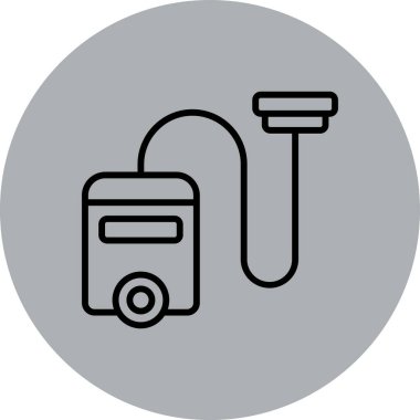 Benzin istasyonu simgesinin vektör illüstrasyonu