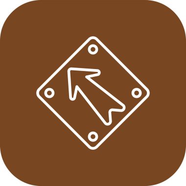 Bir web simgesinin vektör illüstrasyonu