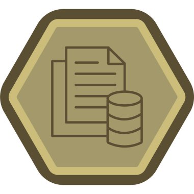 dosya biçimi simgesi, vektör illüstrasyonu