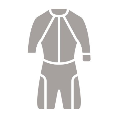 Erkek spor üniforması ikonu. Bir spor takımının vektör çizimi. beyaz üzerine izole.