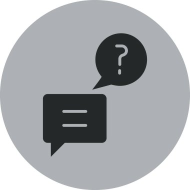 konuşma kabarcığı vektör simgesi