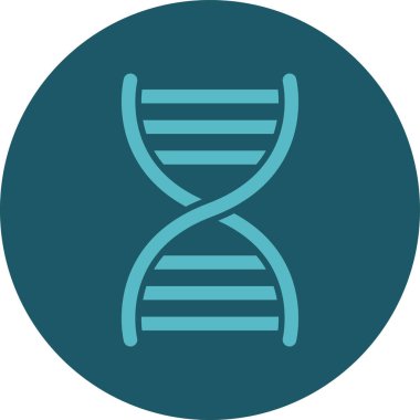 DNA web simgesi, vektör çizim