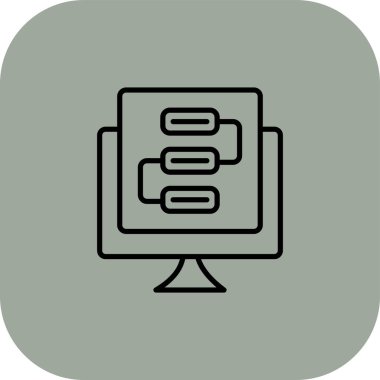 seo modern simgesinin vektör illüstrasyonu