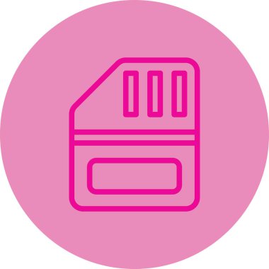 Modern b simge makinesinin vektör çizimi