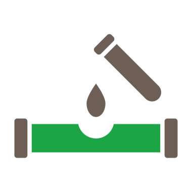 su damlası düz simgesi