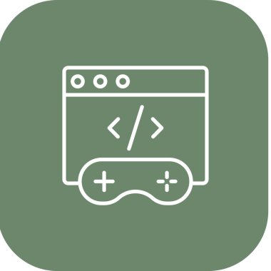 oyun denetleyici düz tasarım simgesi