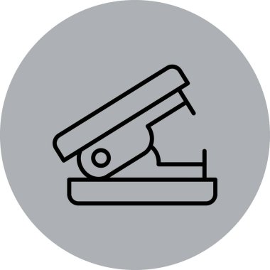 vektör cctv simgesi illüstrasyonu