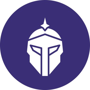 Kalkan simgesinin vektör illüstrasyonu