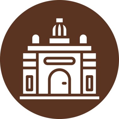 Modern yapı simgesinin vektör illüstrasyonu