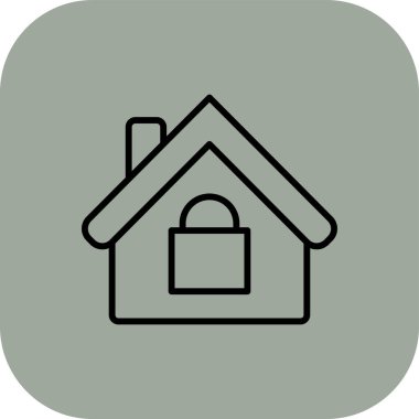 House vektör simge işareti simge vektör çizim kişisel ve ticari kullanım için..