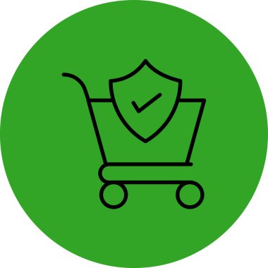 Web tasarımı için vektör kalkanı simgesi