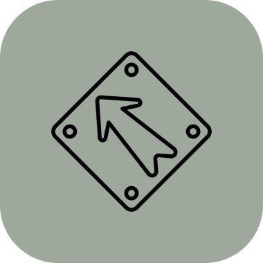 ok simgesi vektör illüstrasyonu