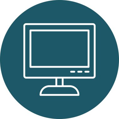 izleyici ikon vektör illüstrasyonu