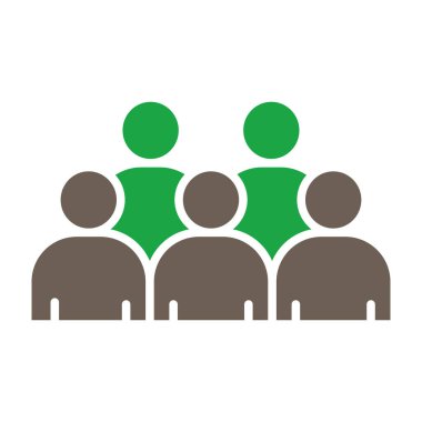 grup insan vektör simgesi