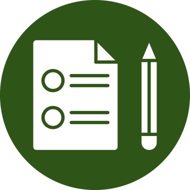 Belge simgesinin vektör illüstrasyonu