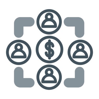 İş vektör simgeleri ayarlandı