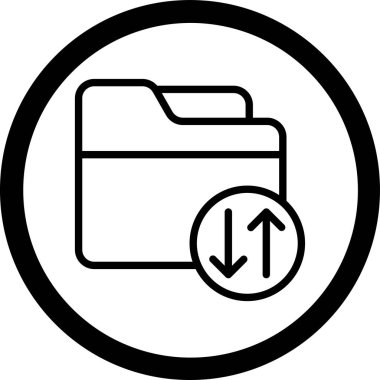 Dosya. Web simgesi basit illüstrasyon