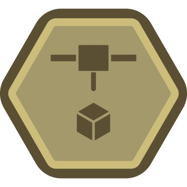 Modern simgenin vektör illüstrasyonu