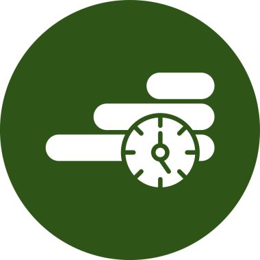 Saat simgesinin vektör illüstrasyonu