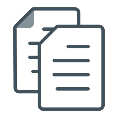 kağıt belge vektör simgesi