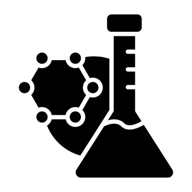 Bilim vektörü sembolü düz simgesi