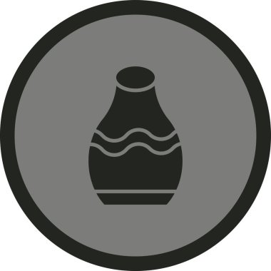 su şişesi simge vektör çizim