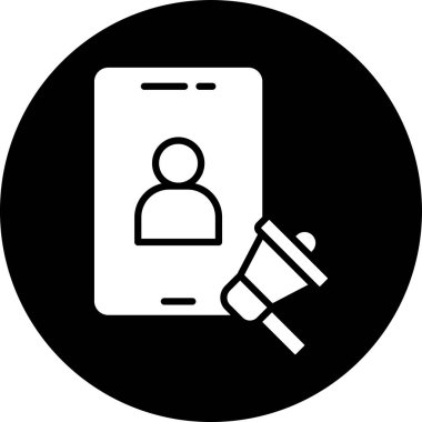 Modern b 'nin vektör illüstrasyonu çağrı simgesinden yoksun