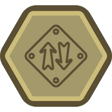 Bir yıldız simgesinin vektör illüstrasyonu