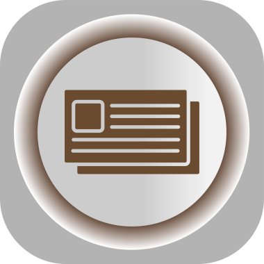 Modern b 'nin vektör illüstrasyonunda belgenin eksik simgesi