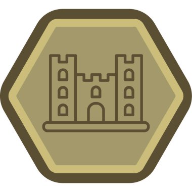 Yapı simgesinin vektör illüstrasyonu