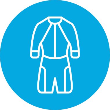 Erkek ceket vektör simgesi. Düz renk sembollü düzenlenebilir vuruş.