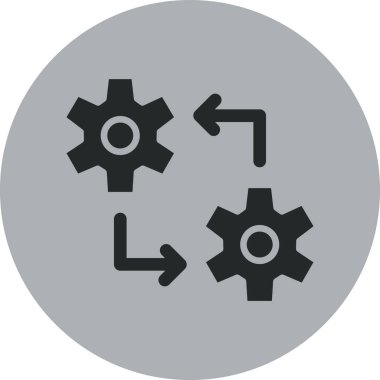 Gears'ı vektör satırı simgesi