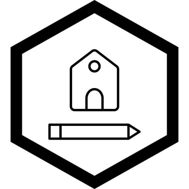 Eğitim simgesinin vektör illüstrasyonu