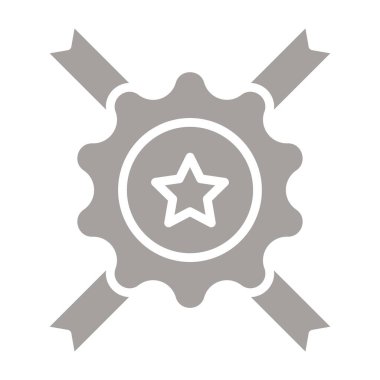 dişli düz vektör simgesi