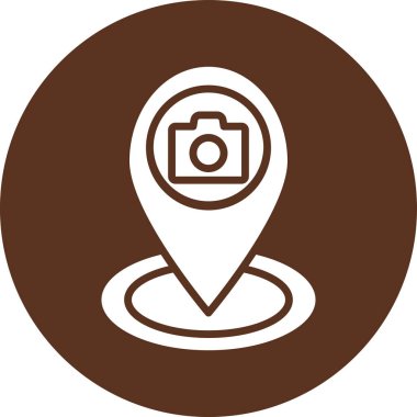 konum simgesi vektör illüstrasyonu