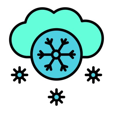 Projeniz için vektör kar tanesi simgesi