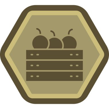 Yemek. Web simgesi basit illüstrasyon