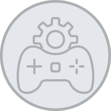 oyun simgesi, vektör illüstrasyonu