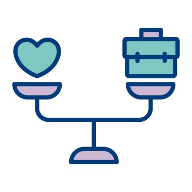 Romantik aşk kalpleri simgesi - taslak biçiminde