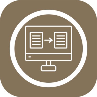 seo modern simgesinin vektör illüstrasyonu