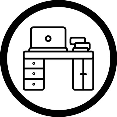 Bilgisayar. Web simgesi vektör illüstrasyonu