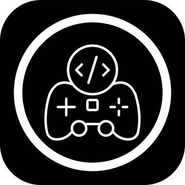 oyun simgesi, vektör illüstrasyonu