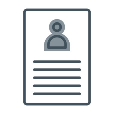 Kimliği rozet vektör simgesi